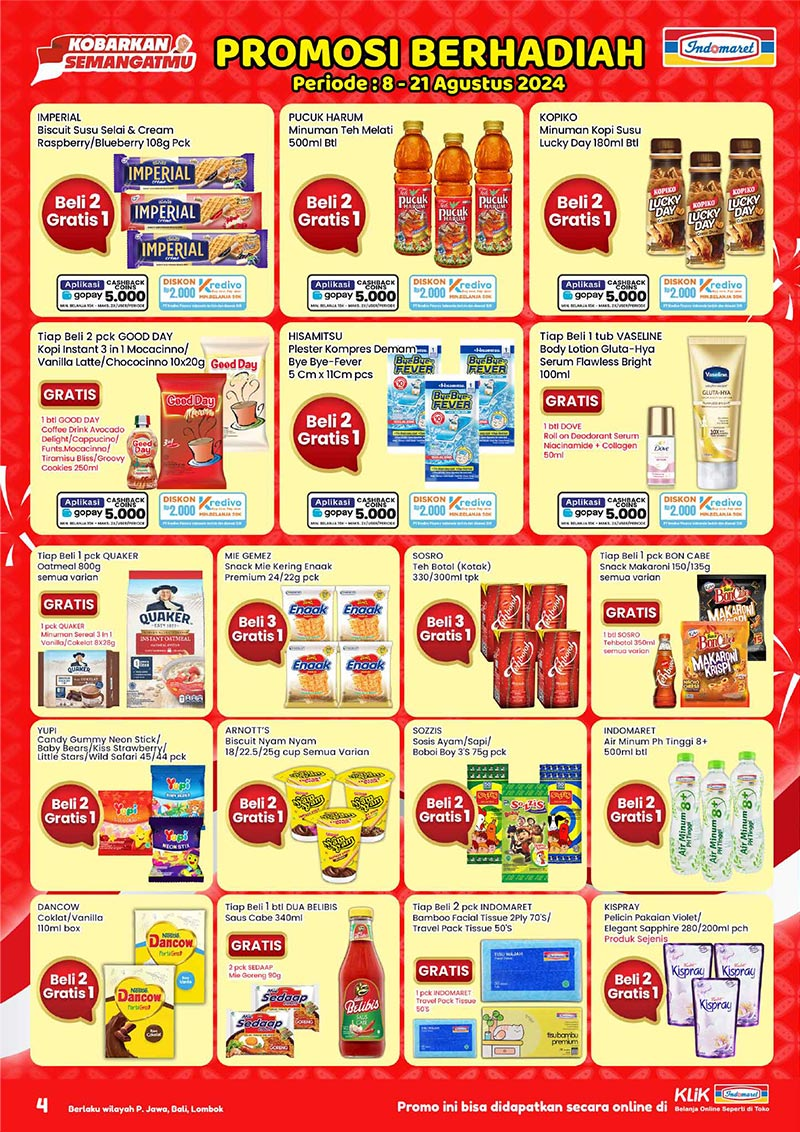 Promo Indomaret Terbaru 8-21 Agustus