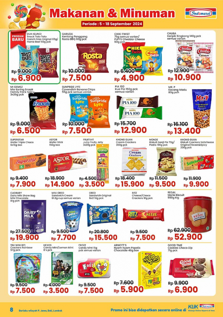 katalog promo makanan & minuman Indomaret